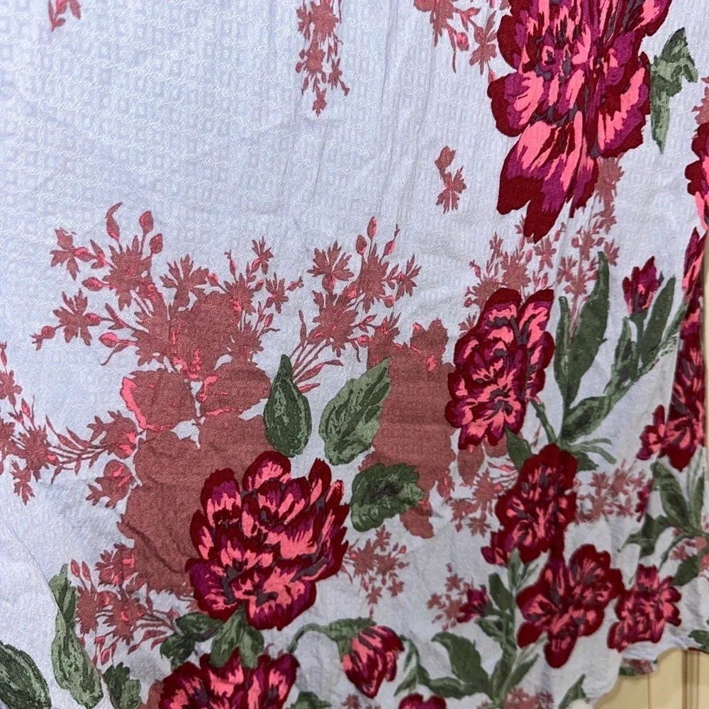 Free People Get To You Floral Maxi Dress Hydrangea Combo (100)